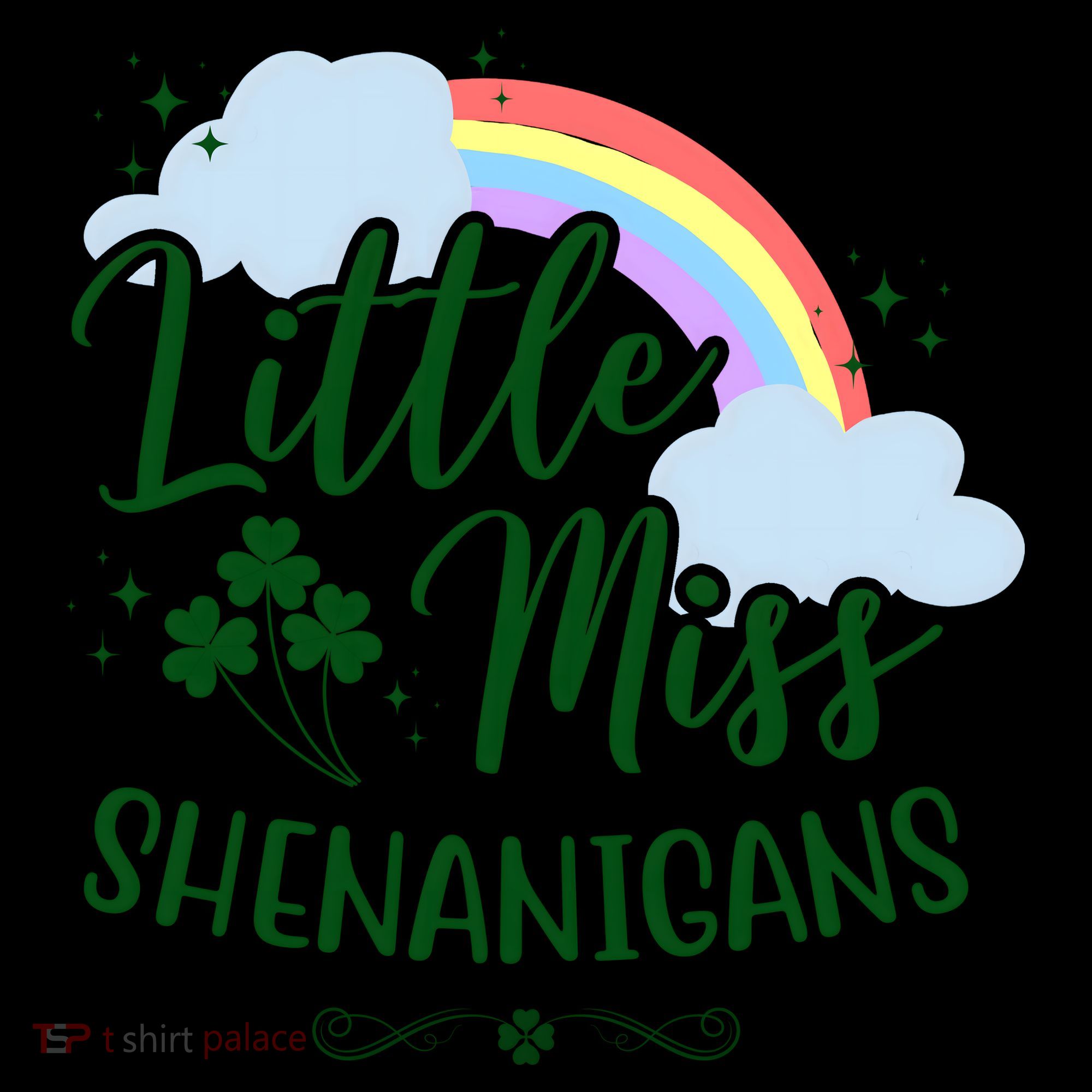 Little Miss Shenanigans St Patrick's Day Rainbow Coffee Mug