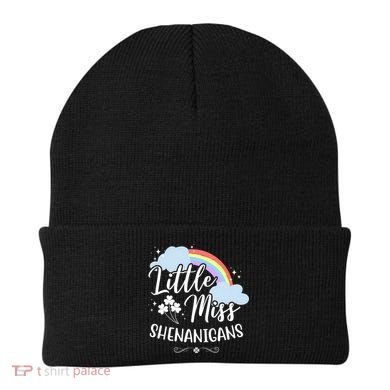 Little Miss Shenanigans St Patrick's Day Rainbow Beanie
