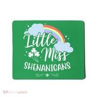 Little Miss Shenanigans St Patrick's Day Rainbow Mousepad thumb 0