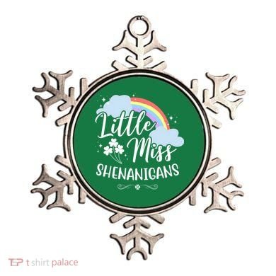 Little Miss Shenanigans St Patrick's Day Rainbow Ornament