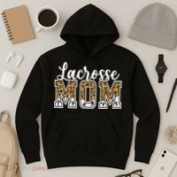 Lacrosse Mom Sport Lover Leopard Game Day Mothers Day Hoodie thumb 3