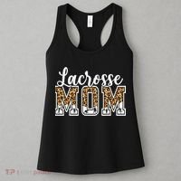 Lacrosse Mom Sport Lover Leopard Game Day Mothers Day Women's Tank Top thumb 3