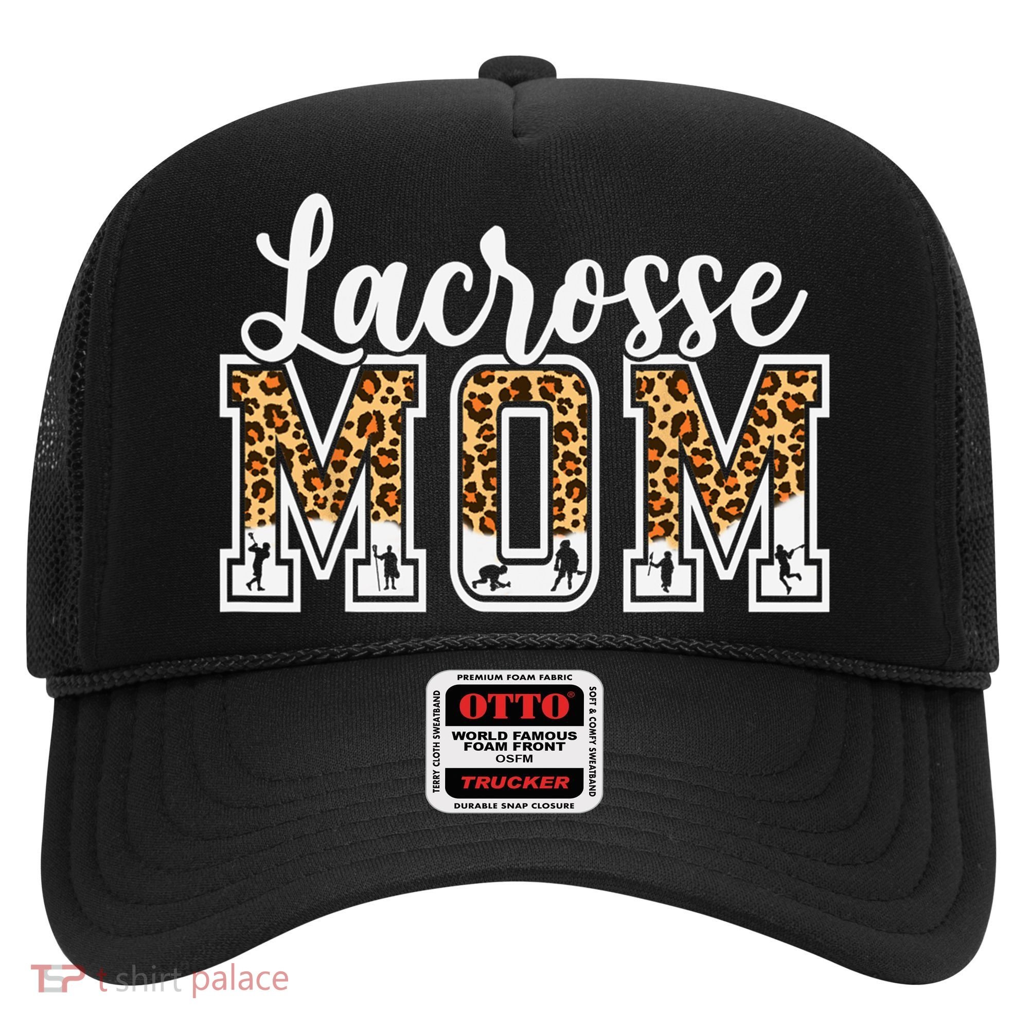 Lacrosse Mom Sport Lover Leopard Game Day Mothers Day Hat