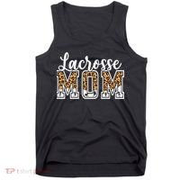 Lacrosse Mom Sport Lover Leopard Game Day Mothers Day Tank Top thumb 0