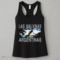 Las Malvinas Son Argentinas For Argentinian Islas Malvinas Women's Tank Top thumb 3