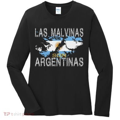 Las Malvinas Son Argentinas For Argentinian Islas Malvinas Women's Long Sleeve Shirt