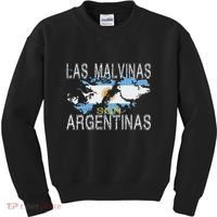 Las Malvinas Son Argentinas For Argentinian Islas Malvinas Kids Sweatshirt thumb 0