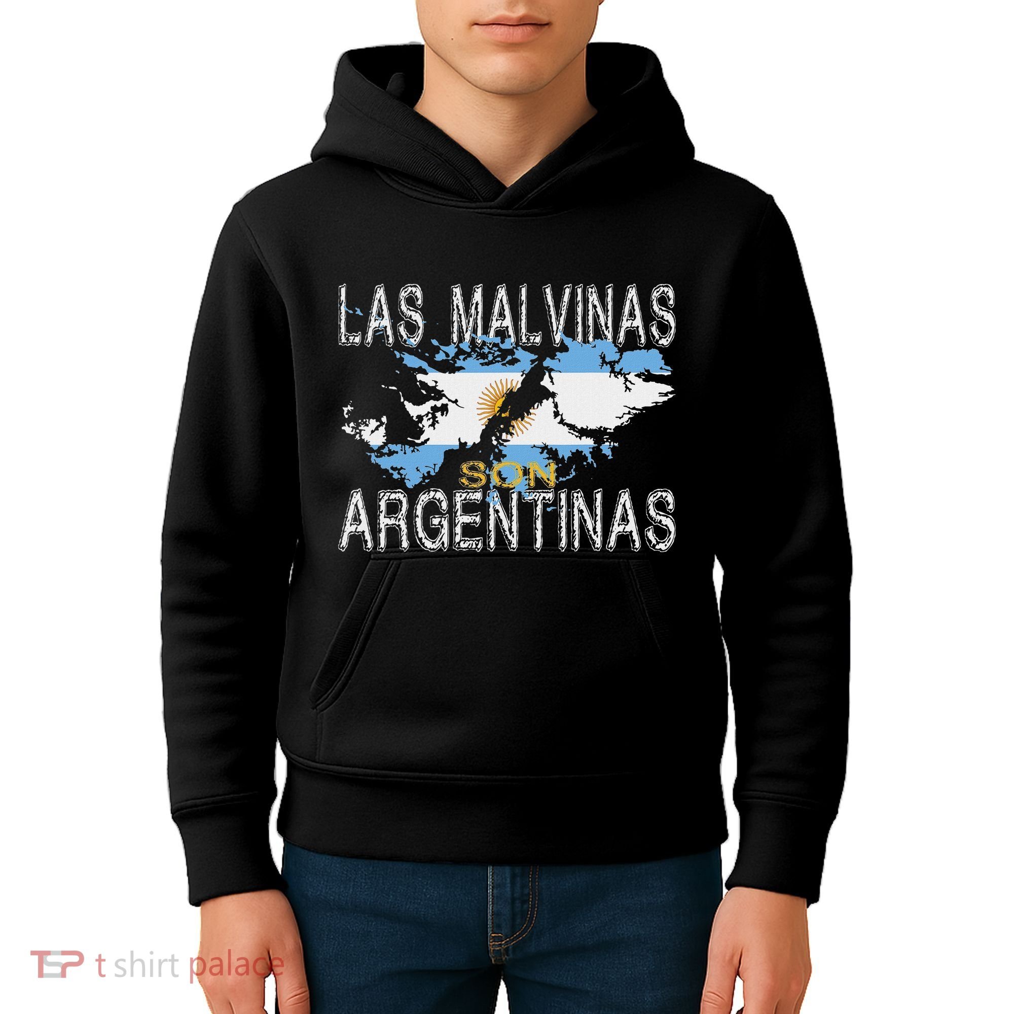 Las Malvinas Son Argentinas For Argentinian Islas Malvinas Kids Hoodie