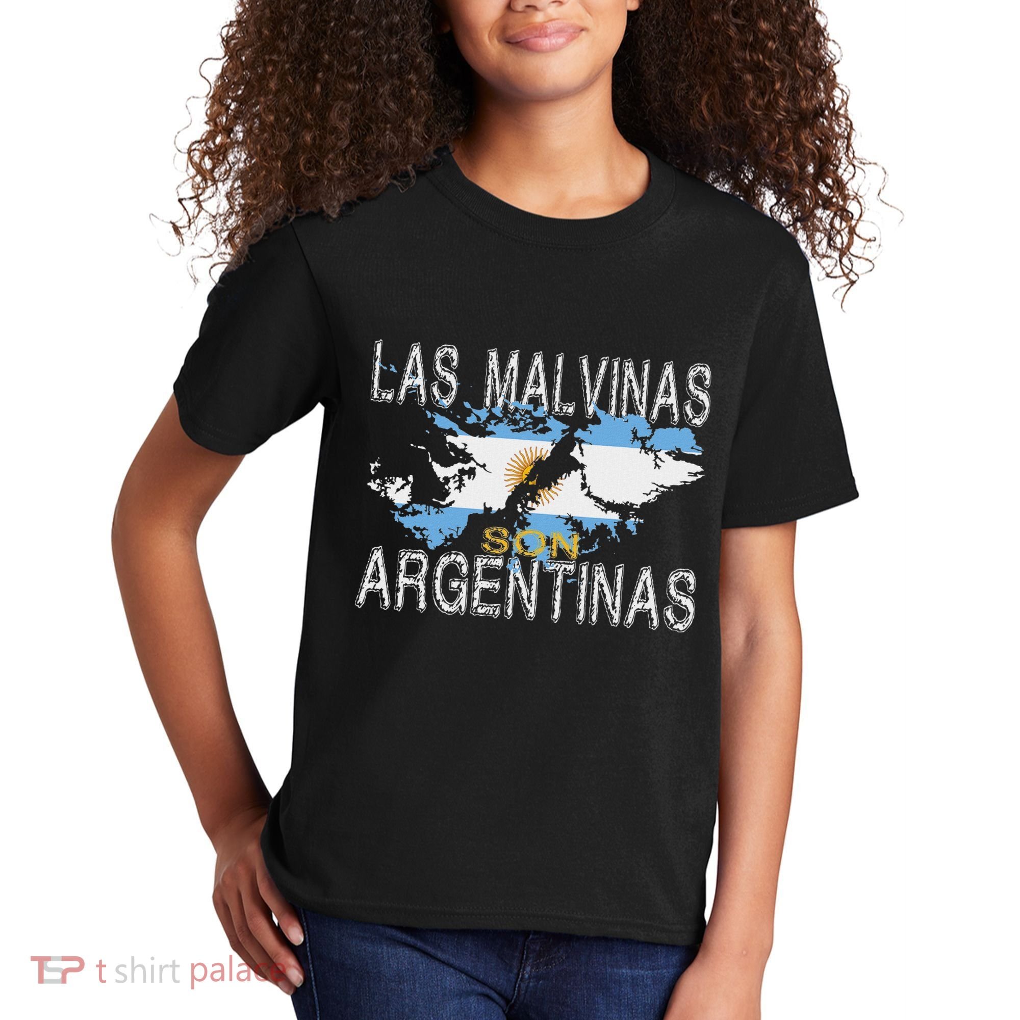 Las Malvinas Son Argentinas For Argentinian Islas Malvinas Kids T-Shirt