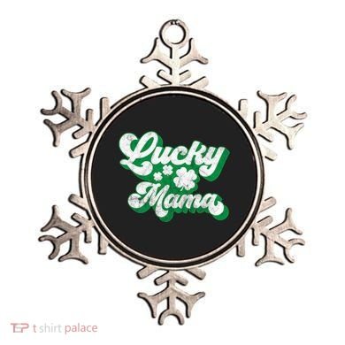 Lucky Mama St Patricks Day Gift Vintage Ornament