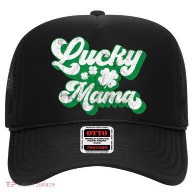 Lucky Mama St Patricks Day Gift Vintage Hat