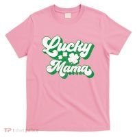 Lucky Mama St Patricks Day Gift Vintage T-Shirt thumb 0