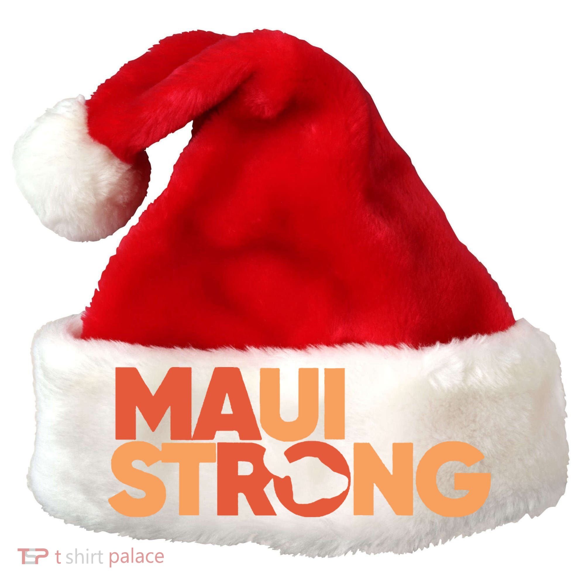 Lahaina Maui Strong Fundraiser Maui Fire Santa Hat