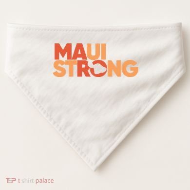Lahaina Maui Strong Fundraiser Maui Fire USA-Made Doggie Bandana