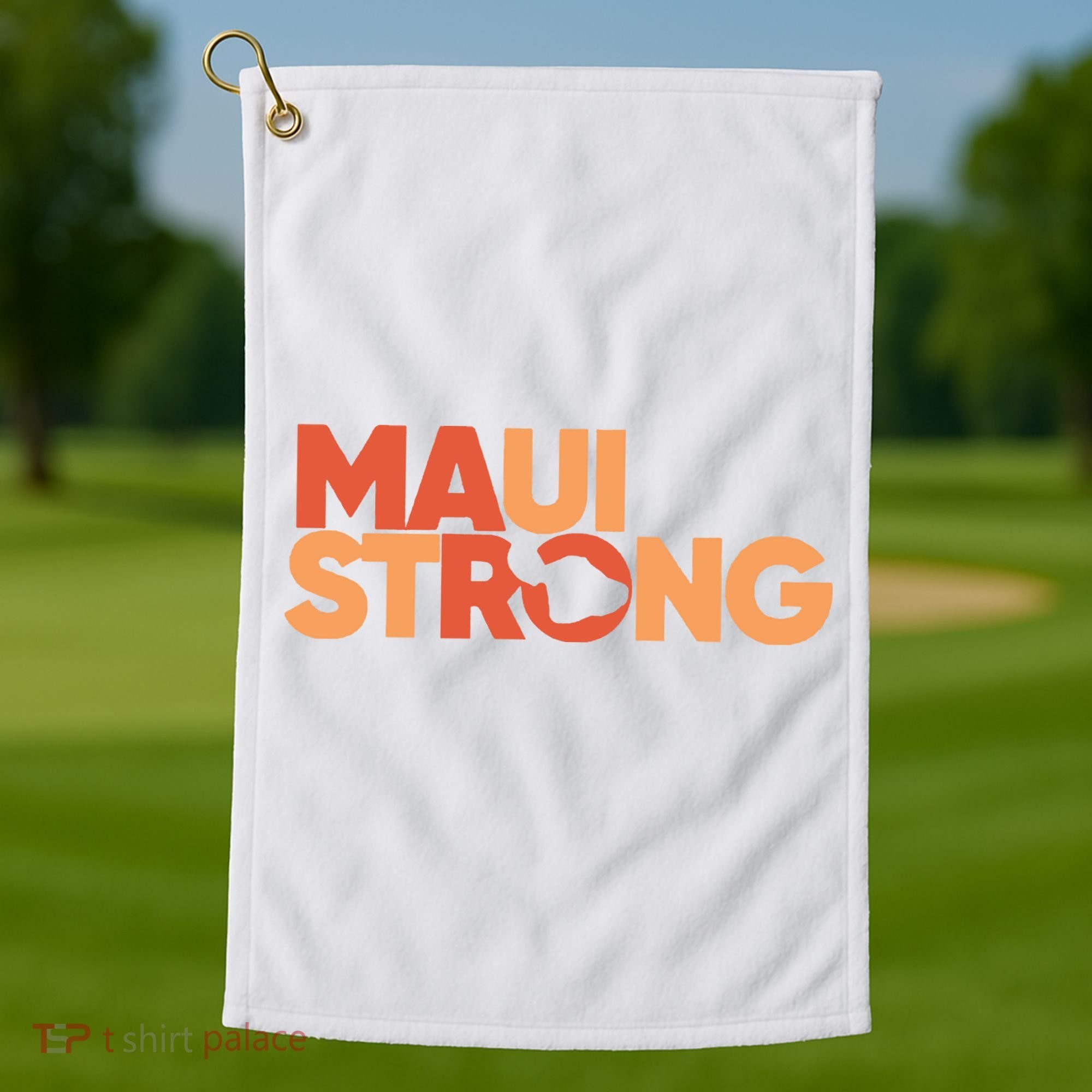 Lahaina Maui Strong Fundraiser Maui Fire Golf Towel