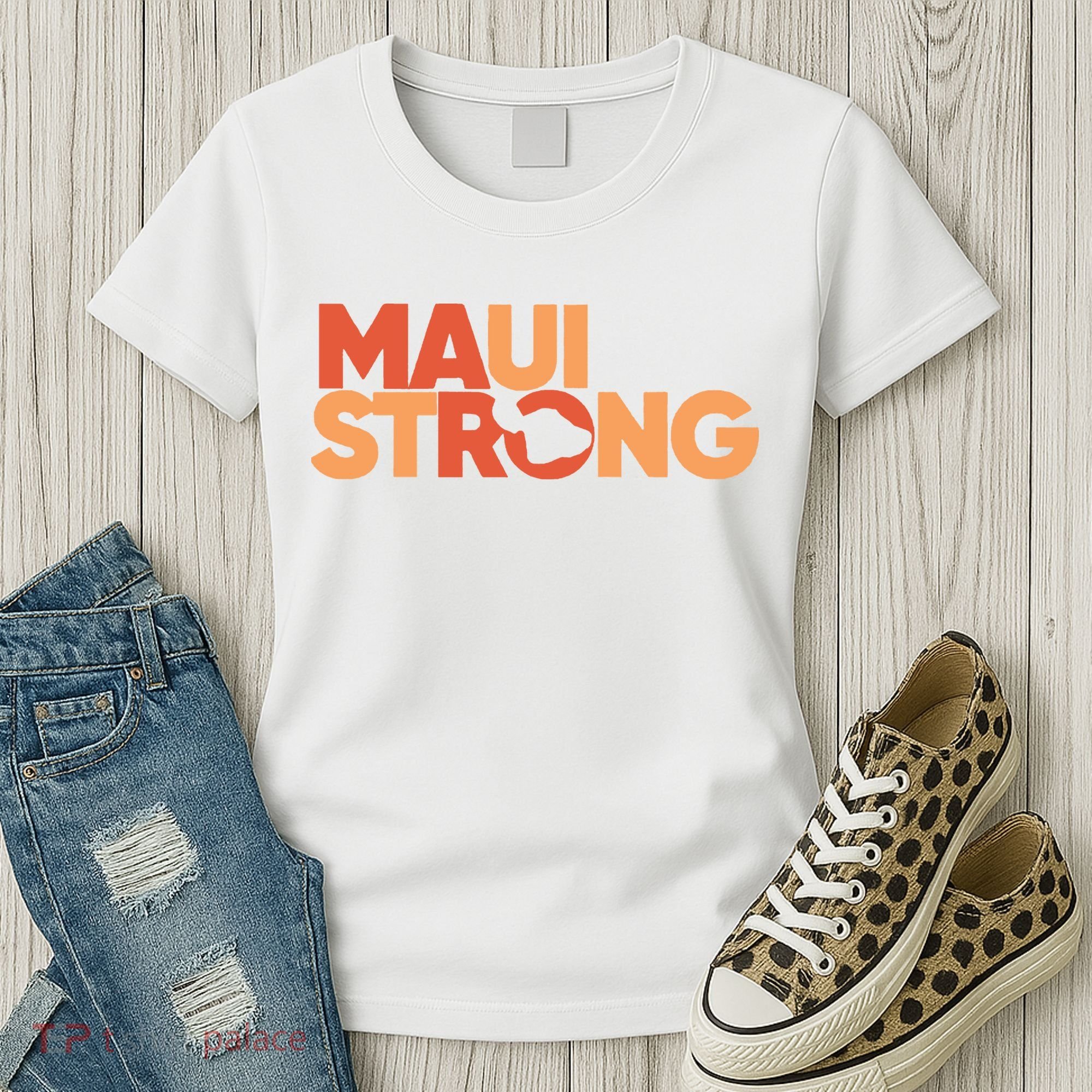 Lahaina Maui Strong Fundraiser Maui Fire Women's T-Shirt
