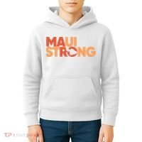 Lahaina Maui Strong Fundraiser Maui Fire Kids Hoodie thumb 4