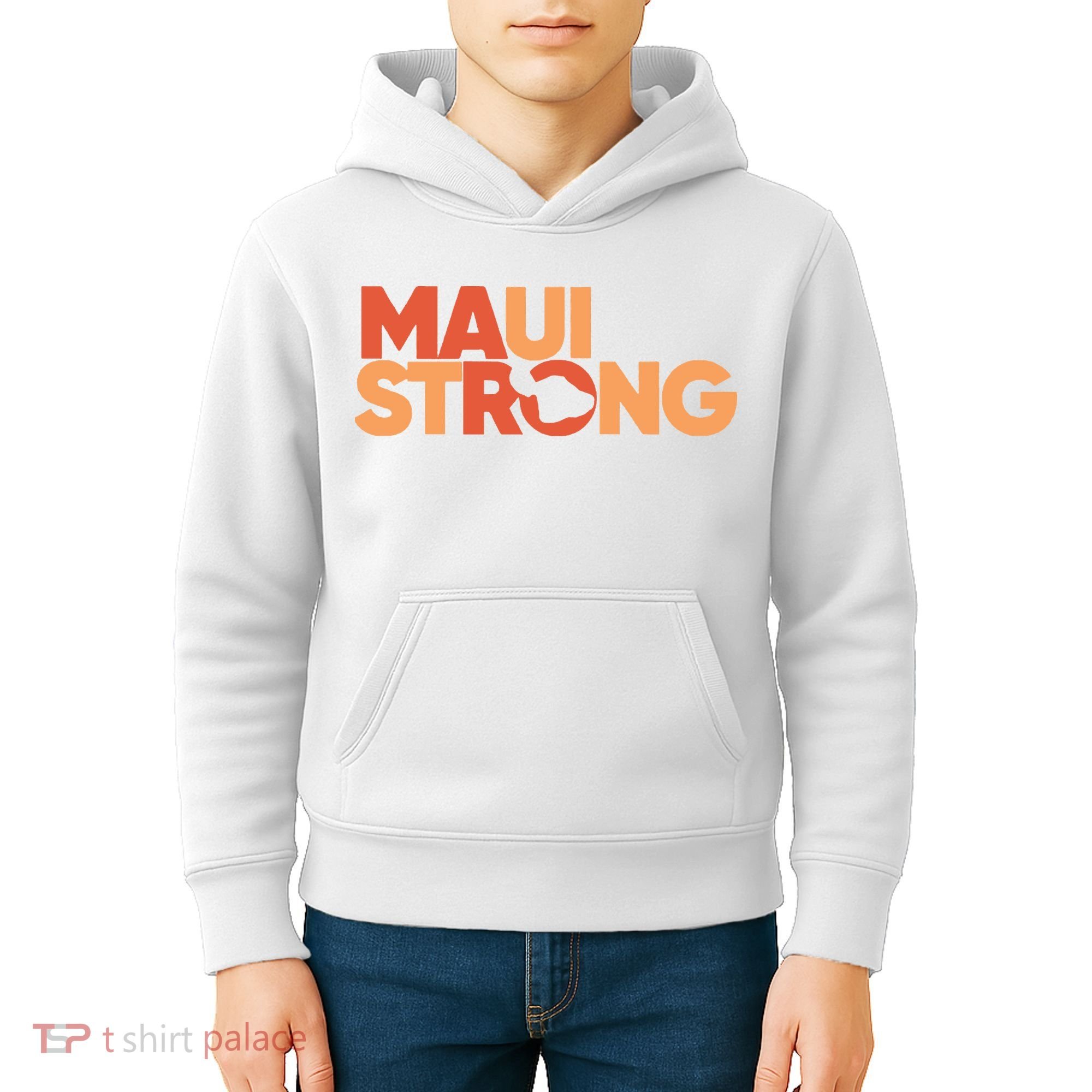 Lahaina Maui Strong Fundraiser Maui Fire Kids Hoodie