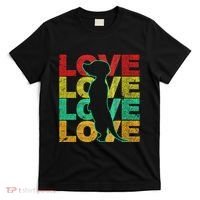 Love Meerkat Suricate Wilderness Africa Animals Zoo Wildlife T-Shirt thumb 0