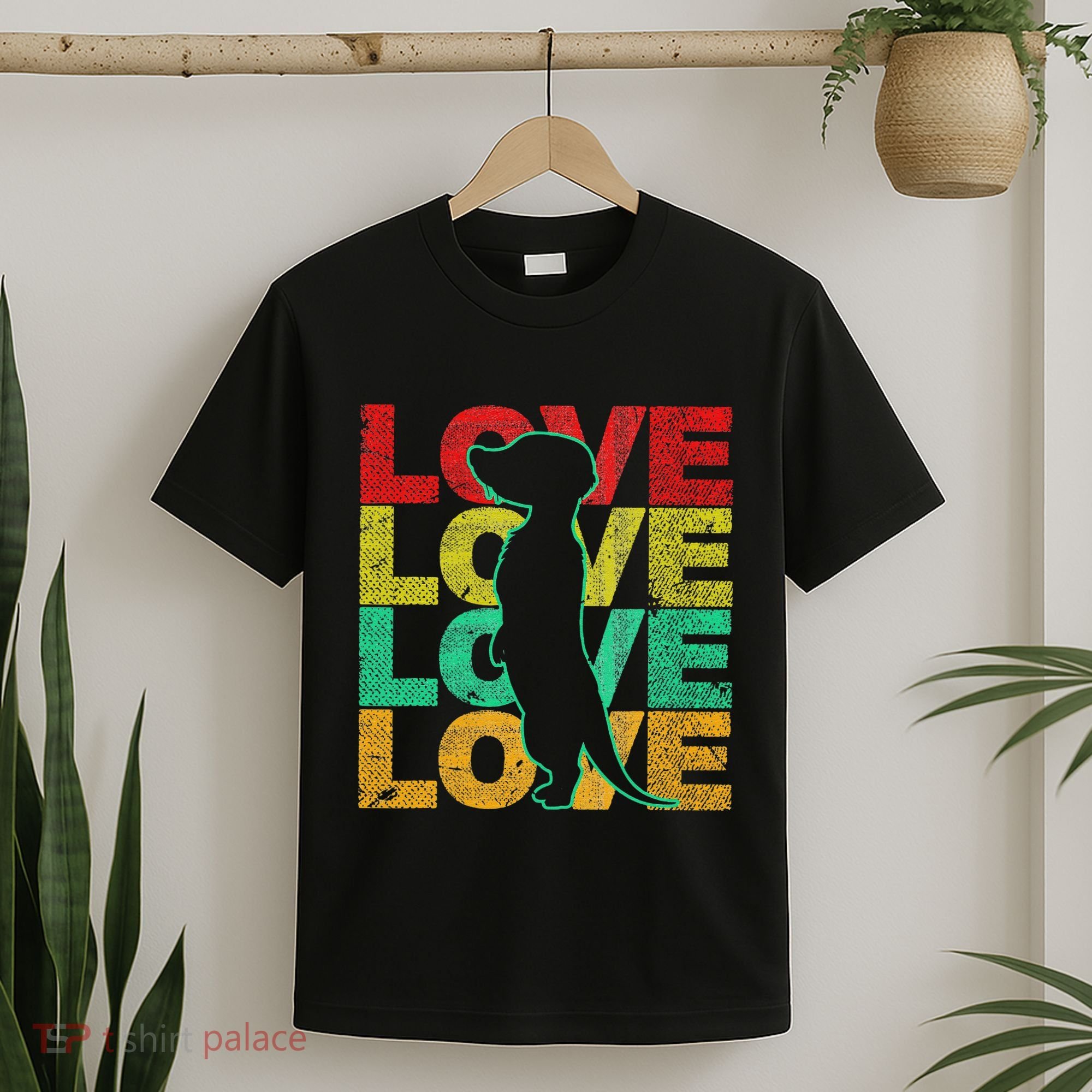 Love Meerkat Suricate Wilderness Africa Animals Zoo Wildlife T-Shirt