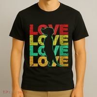 Love Meerkat Suricate Wilderness Africa Animals Zoo Wildlife T-Shirt thumb 3