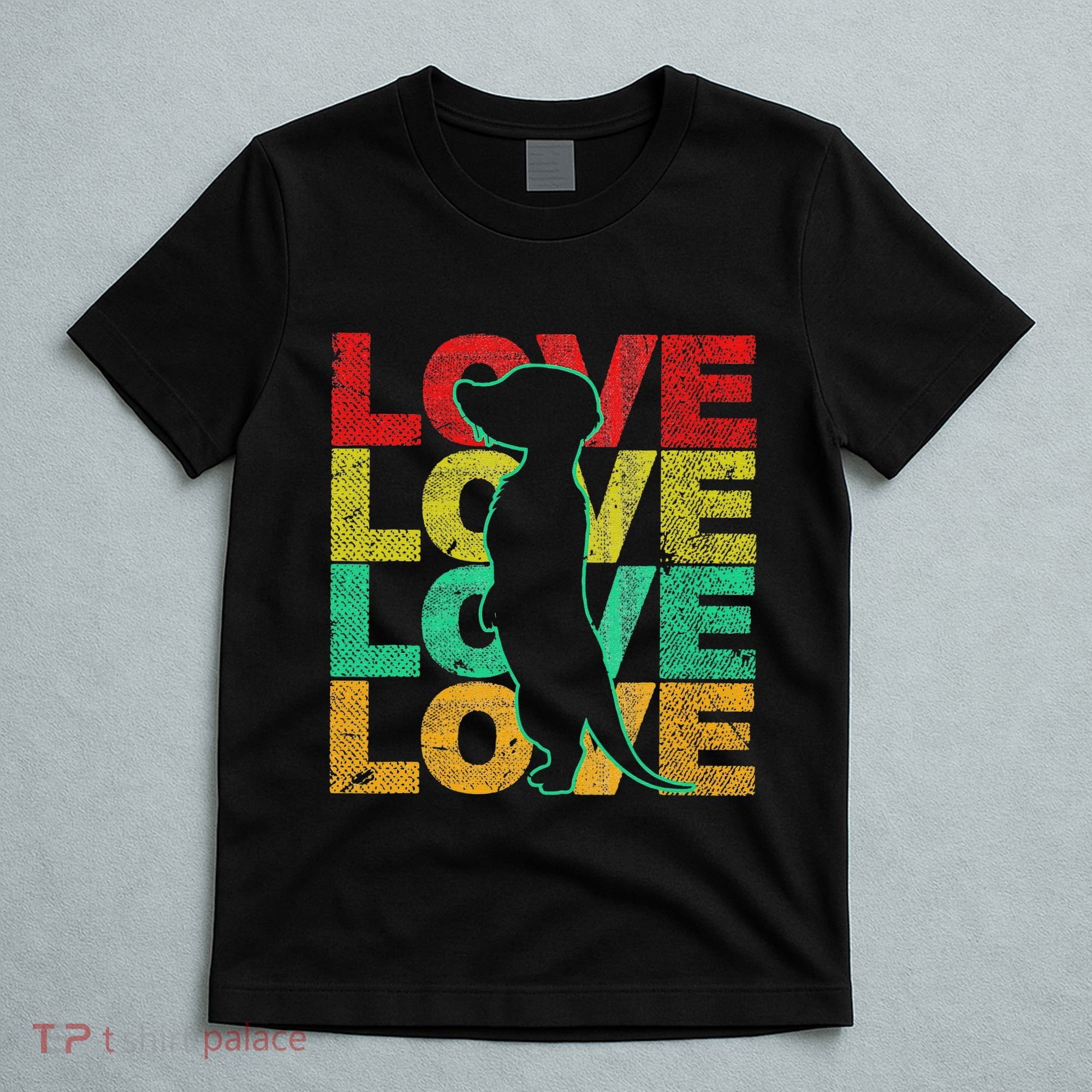 Love Meerkat Suricate Wilderness Africa Animals Zoo Wildlife T-Shirt