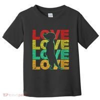 Love Meerkat Suricate Wilderness Africa Animals Zoo Wildlife Toddler T-Shirt thumb 0