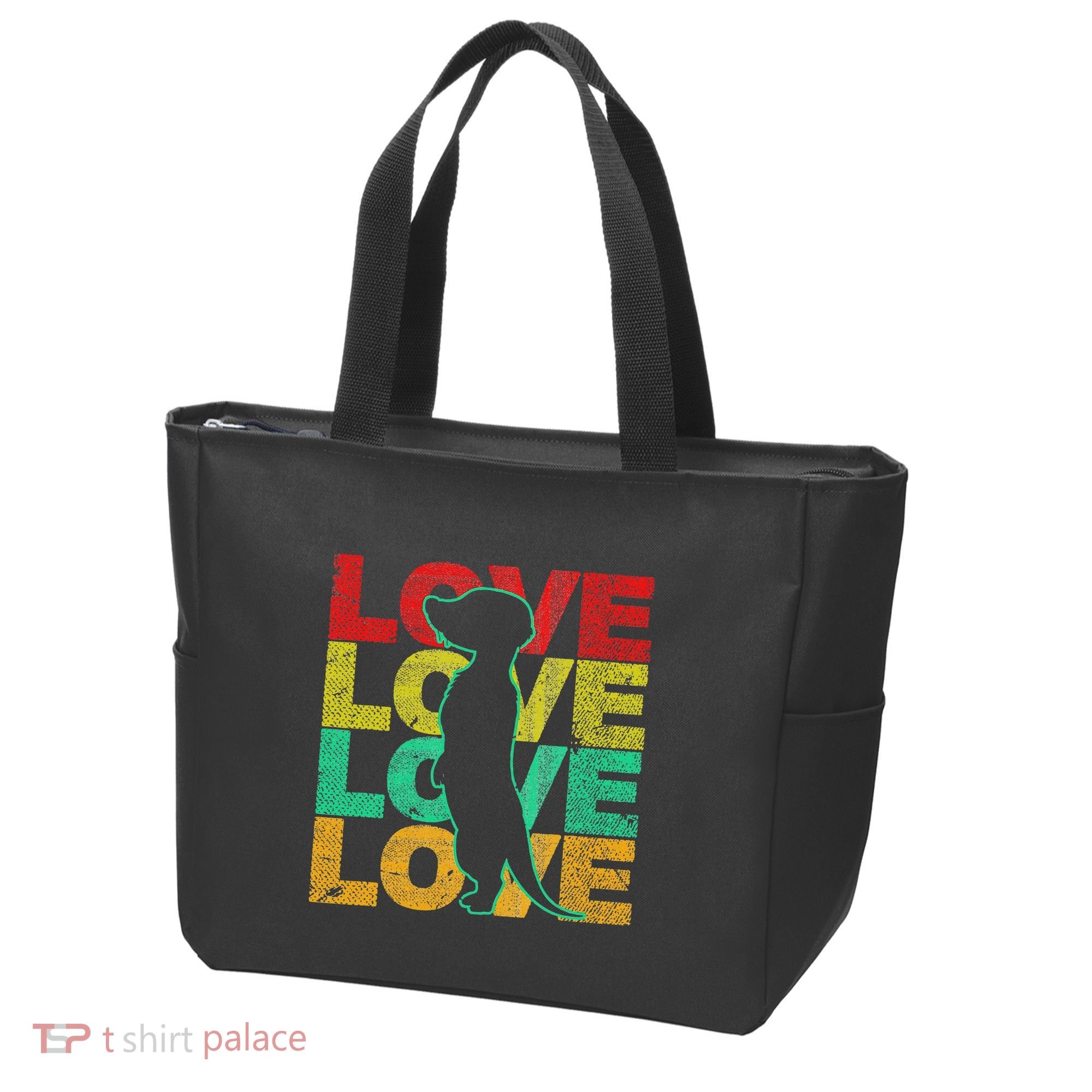 Love Meerkat Suricate Wilderness Africa Animals Zoo Wildlife Tote Bag