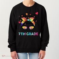 Little Miss Seventh Grade Back To School 7th Grade Girl Gift Women's Sweatshirt thumb 0