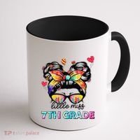 Little Miss Seventh Grade Back To School 7th Grade Girl Gift Coffee Mug thumb 1