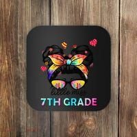 Little Miss Seventh Grade Back To School 7th Grade Girl Gift Coaster thumb 0