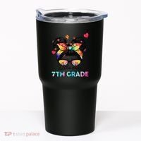 Little Miss Seventh Grade Back To School 7th Grade Girl Gift Tumbler thumb 0