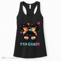 Little Miss Seventh Grade Back To School 7th Grade Girl Gift Women's Tank Top thumb 0
