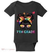 Little Miss Seventh Grade Back To School 7th Grade Girl Gift Baby Bodysuit thumb 0