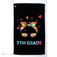 Little Miss Seventh Grade Back To School 7th Grade Girl Gift Golf Towel thumb 0