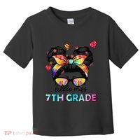 Little Miss Seventh Grade Back To School 7th Grade Girl Gift Toddler T-Shirt thumb 0