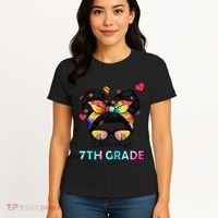 Little Miss Seventh Grade Back To School 7th Grade Girl Gift Women's T-Shirt thumb 4