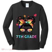Little Miss Seventh Grade Back To School 7th Grade Girl Gift Kids Long Sleeve Shirt thumb 0
