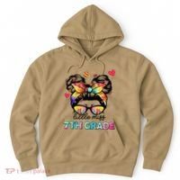 Little Miss Seventh Grade Back To School 7th Grade Girl Gift Hoodie thumb 0