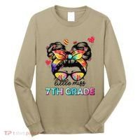 Little Miss Seventh Grade Back To School 7th Grade Girl Gift Long Sleeve Shirt thumb 0