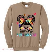 Little Miss Seventh Grade Back To School 7th Grade Girl Gift Sweatshirt thumb 0