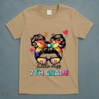 Little Miss Seventh Grade Back To School 7th Grade Girl Gift T-Shirt thumb 5