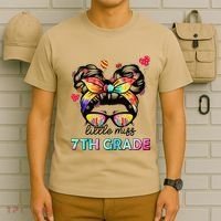 Little Miss Seventh Grade Back To School 7th Grade Girl Gift T-Shirt thumb 6