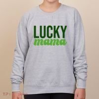 Lucky Mama St Patricks Day Women's Sweatshirt thumb 0