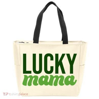 Lucky Mama St Patricks Day Tote Bag