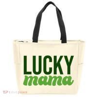 Lucky Mama St Patricks Day Tote Bag thumb 0