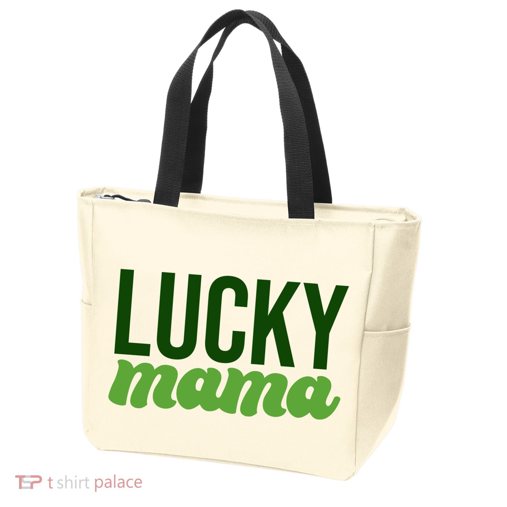 Lucky Mama St Patricks Day Tote Bag