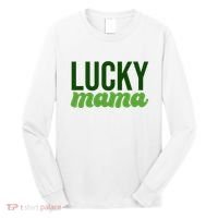 Lucky Mama St Patricks Day Long Sleeve Shirt thumb 0
