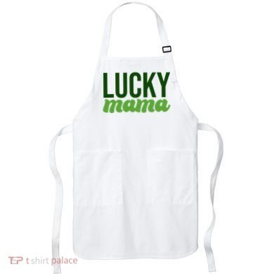 Lucky Mama St Patricks Day Apron