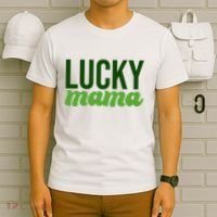 Lucky Mama St Patricks Day T-Shirt thumb 6